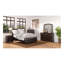 Commode sept tiroirs cerisier foncé