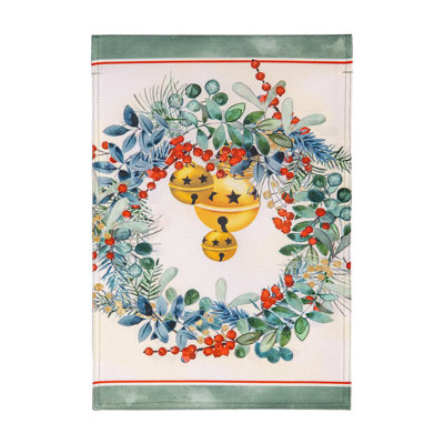 VivaStyle Burlap Garden Flag, Festive Foliage
