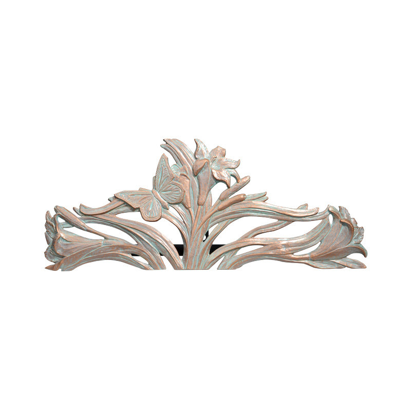 Butterfly Hose Holder, Copper Verdigris