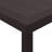 vidaXL Garden Dining Set 9 pcs Brown Polypropylene