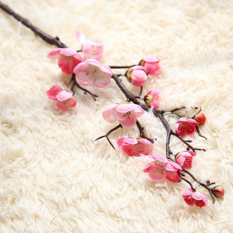 Tige de cerisier en fleurs, Rose