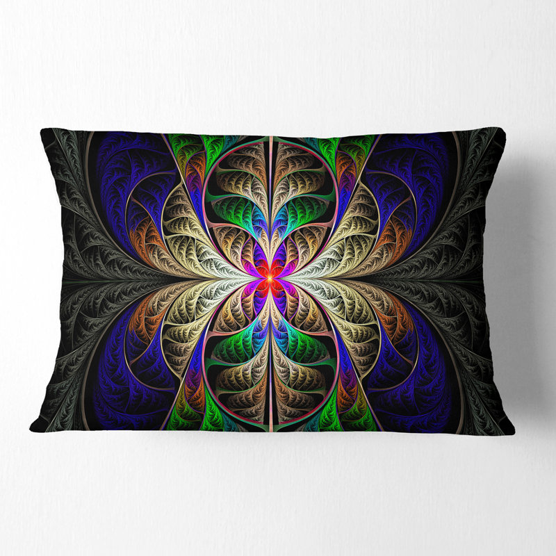 Coussin lombaire d’art fractal fabuleux Abstract