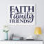 Faith, Family, Friends - Wrapped Canvas Print-132224515