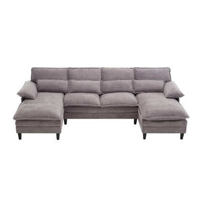 U Shaped Modular Sectional Sofa Couch