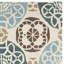 Tapis beige / bleu en laine / viscose touffeté à la main Eaton Wyndham-1761731820