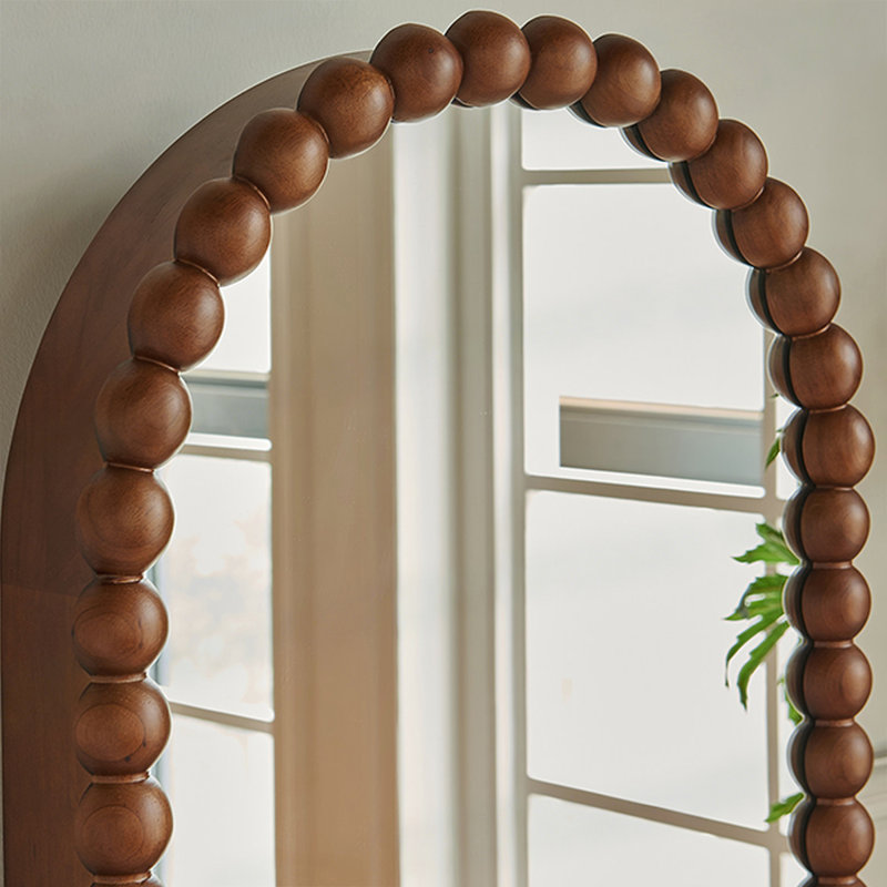 Half-Circle Solid Wood Full Length Mirrors