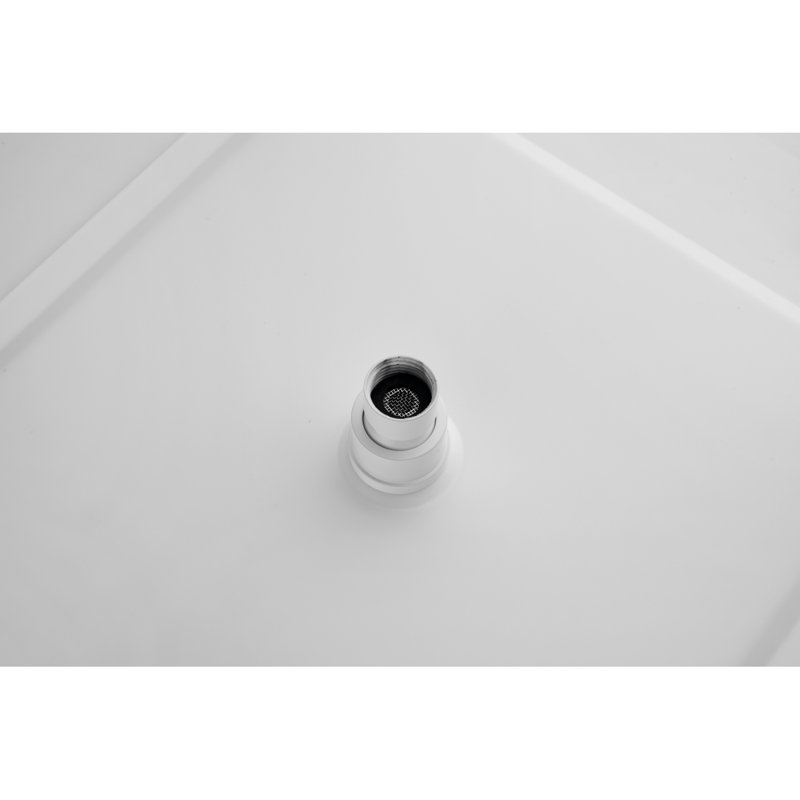 Grande pomme de douche à pluie en acier inoxydable 304, remplacement parfait pour votre pomme de douche, Blanc