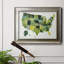 «USA in Watercolor I», reproduction sur toile encadrée-2071722747