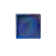 Atmosphere 2 in. x 2 in. Iridescent Recycled Glass Handmade Plastic Face Mounted Mosaic Decorative Wall & Pool Tile