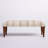 Athena Cotton Upholstered Bench