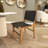 Markus Woven Genuine Leather Side Chair-1459004790