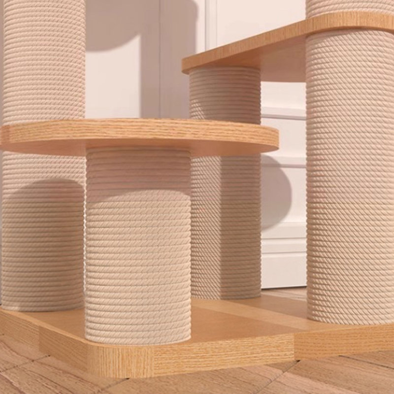 4-Tiers Cat Tree with Cat Condons,Perch,Scratching Posts