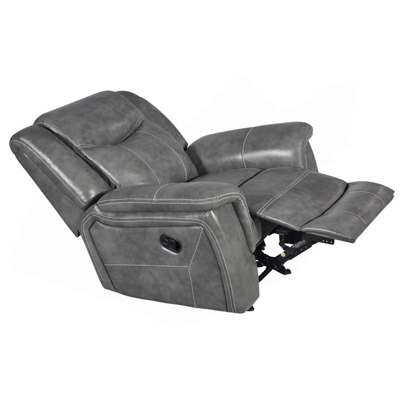 Fauteuil inclinable avec accoudoirs rembourrés et rembourrés Encino