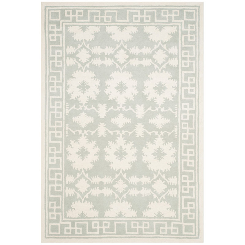 Rudra Hand Tufted Wool Oriental Rug, Rectangle 4' x 6'