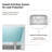 Freestanding Soaking Acrylic Bathtub with Drain, Overflow, and Glossy White Finish 59" Depth x 29.5"Width-130167154