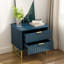 Barbeau Modern Fluted Nightstand With 2 Drawers-1557776289