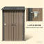 Outdoor Shed,Lockable Tool Shed,Small Shed,Metal Garden Shed
