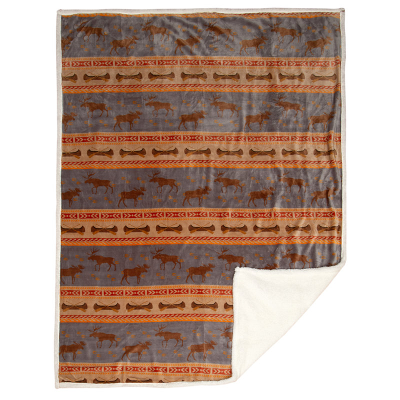 Couverture en molleton Sherpa Moose Tracks