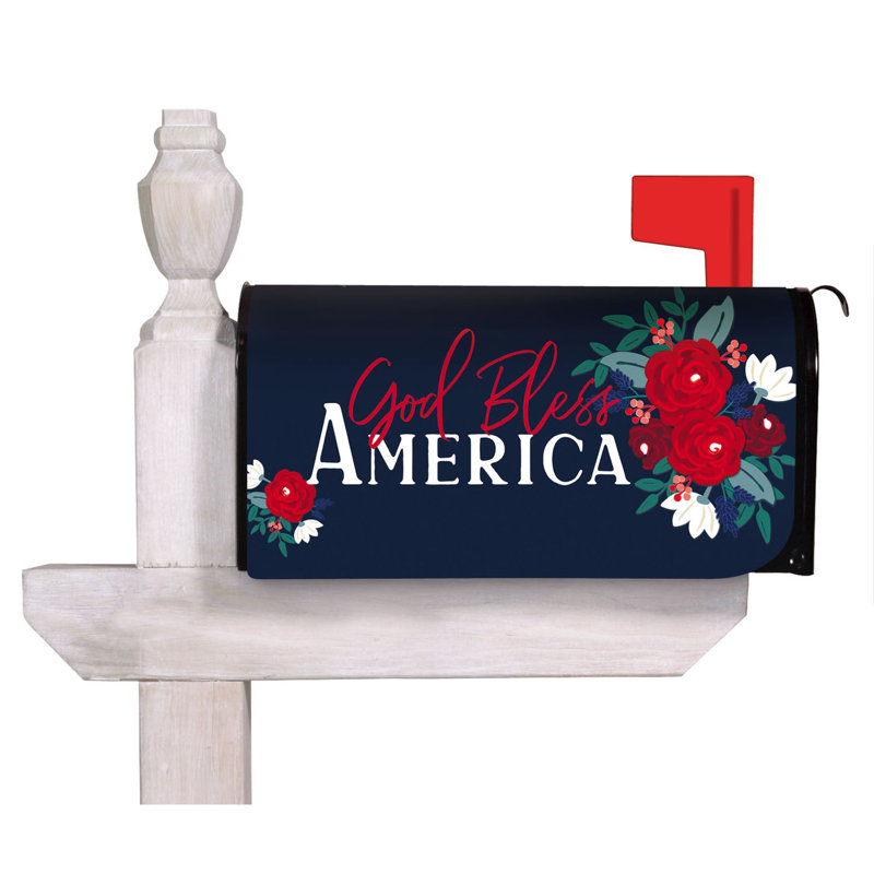 Housse pour boîte aux lettres floral