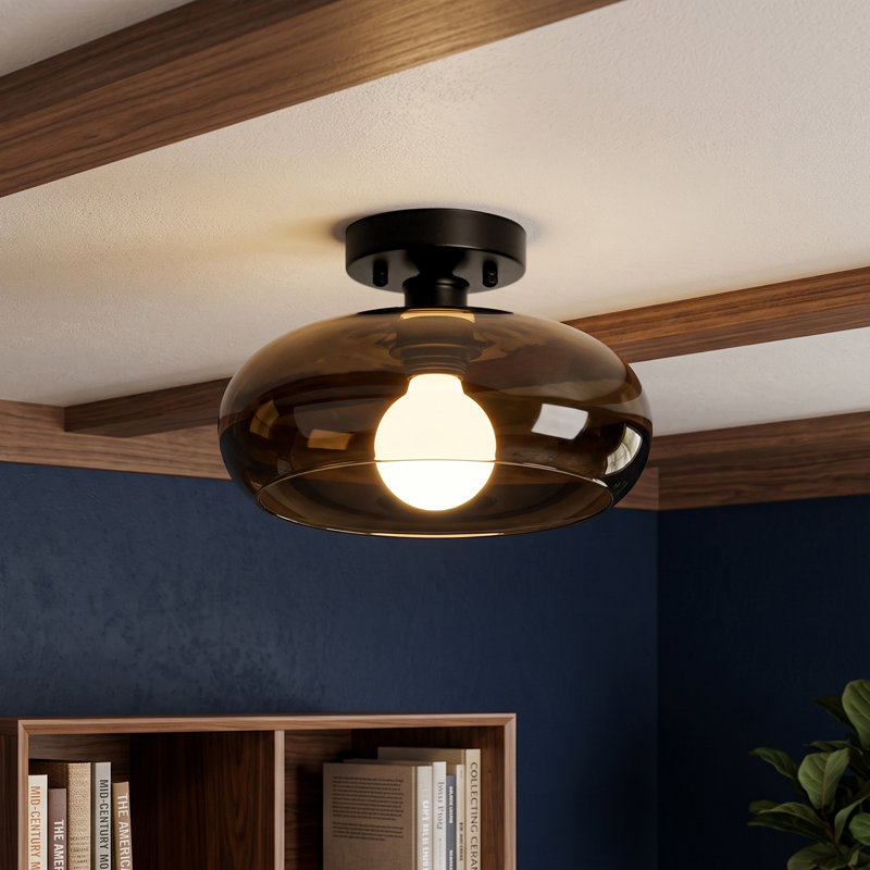 Glass Flush Mounted Sconce