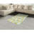 Yellow Flower High Density Long Fiber Poly Threads Decorative Area Rug Carpet-42030988
