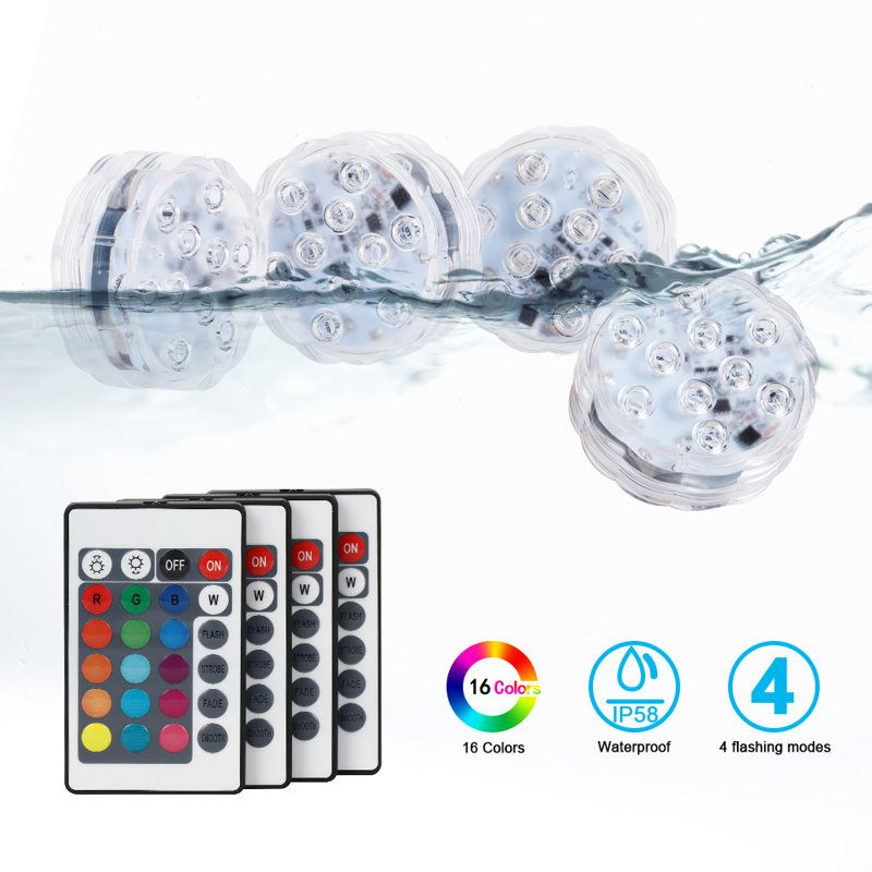 3'' Battery Powered Integrated LED Color Changing Outdoor Floating Light