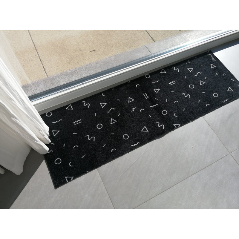 Zaire Non-Slip Geometric Indoor Doormat