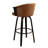 Lesli 30.51'' Swivel Tufted Faux Leather Upholstered Bar Stool (Set of 4)-643683719