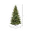 Galarza Lighted Artificial Pine Christmas Tree-515777678