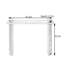 Console Mid-Century moderne en bois massif noir-106260061