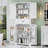 Bathroom Storage Cabinet With Multi-Functional Storage Space, Drawer With Slide Rails, Adjustable Shelf, White