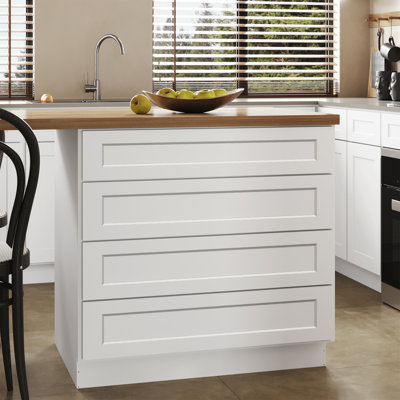 Hardwood Ready-to-Assemble Plywood Standard Drawer Base Cabinet