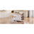 53Inch Large Kitchen Island With Drop Leaf, Power Outlet, Door Internal Storage Rack, Rolling Kitchen Cart On 5 Wheels With 5 Open Side Racks For Kitchen, Dining Room(Not Include Bar Stools)-1048130893