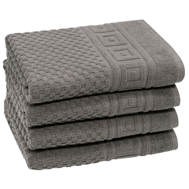 Midweight Hand Towel, Anthracite