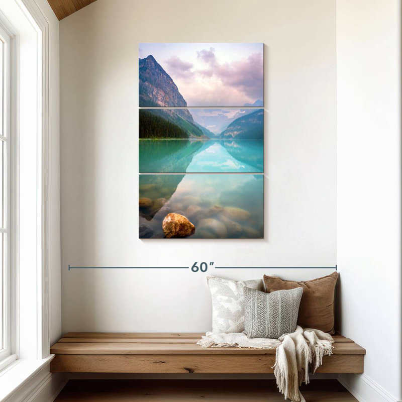 Alvord Calm Sunrise Lake Louise, H 45 po x l 28 po