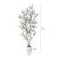 Olive artificielle Adcock avec pot rond-2051534838