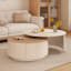 Table basse simple et légère de style crème de luxe