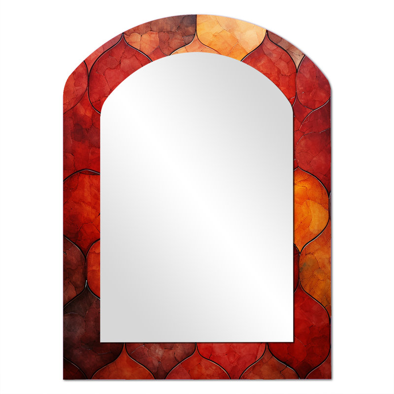 Miroir mural moderne unique Elegant, 34 po x 25 po