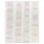 Cotton Area Rug in Ivory/Pink
