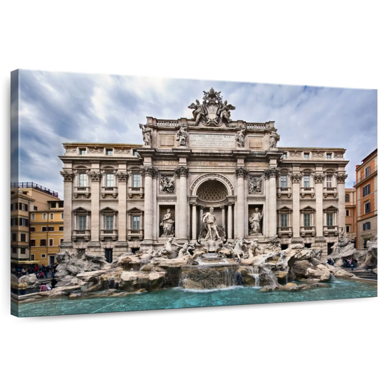 Fontaine italienne Nicci Trevi, H 20 po x l 30 po