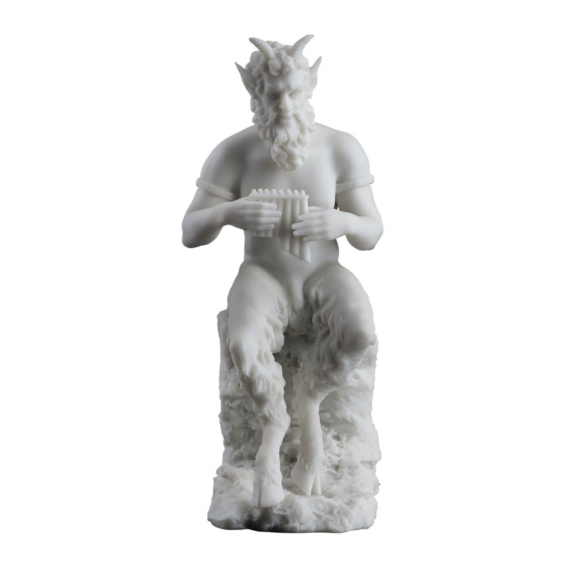 Figurine à flûte de jeu pan grec Leavell