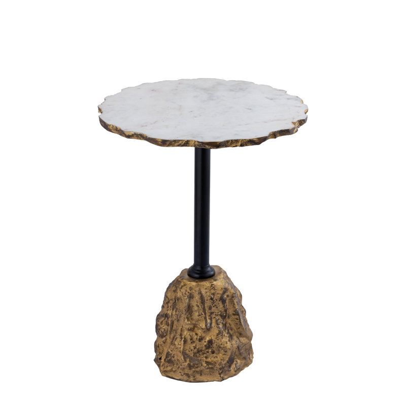 Alexa Pedestal End Table