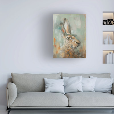 Animals Hare On Canvas Print