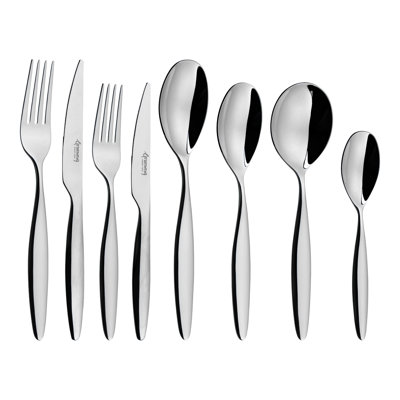 Rivers Collection 44 Piece Stainless Steel Cutlery Set , Service for 6, Loxely