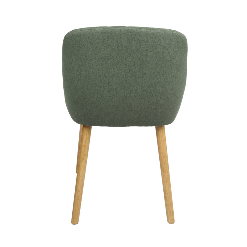 49cm H Upholstered Upholstered Back Accent, Green