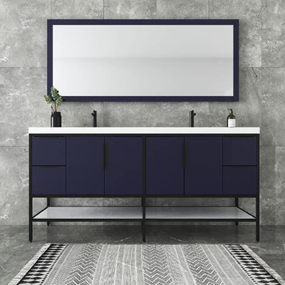 Ensemble de meuble-lavabo double 83 "83"