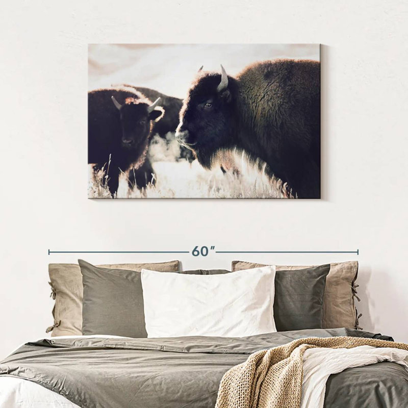 Brampt Buffalo Pasture, 30" H x 45" W