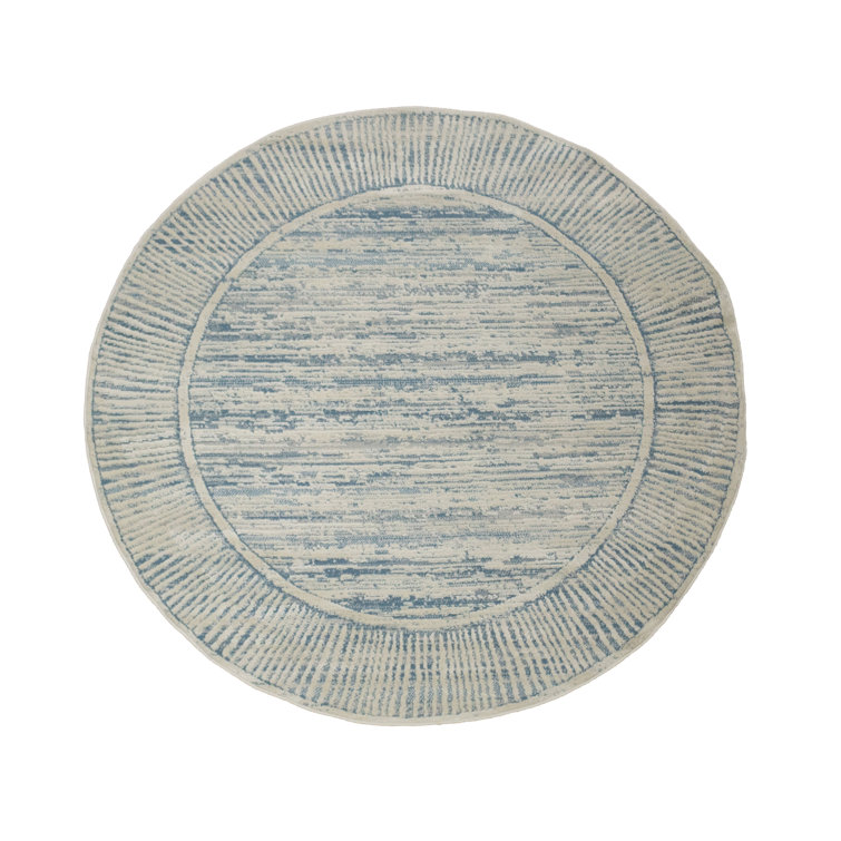 Iseabail Power-Loomed High-Low Area Rug 