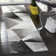 Asumi Wimbled Gray/Black Area Area Rug