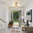 Kaynen 3-light Glass Semi Flush Mount